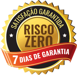 Selo de garantia de 7 dias — satisfação garantida, risco zero